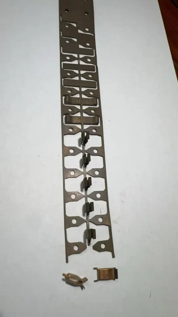 phosphor bronze progressive die stamping