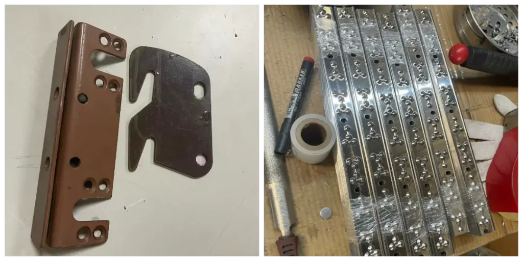 steel bed frame hardware clips and stainless steel bird spikes