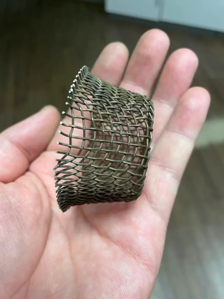 SUS304 stainless steel mesh component after deep drawing