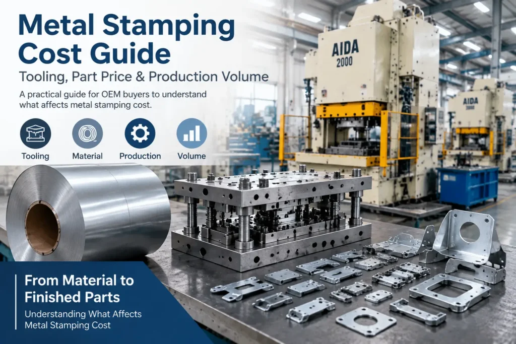 Precision metal stamping die used for OEM production tooling